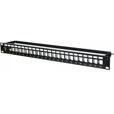 Metz CONNECT 130926-0029KE Patchpanel 24x Schwarz - Rackeinbau Netzwerkausrüstung Metz CONNECT 130926-0029KE Patchpanel 24x Schwarz - Rackeinbau Netzwerkausrüstung
