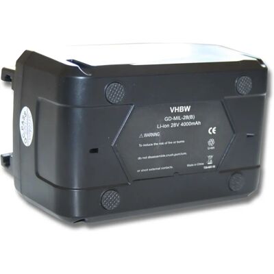 vhbw Battery for AEG / Milwaukee MC28 V - 28V Li-Ion, 4000mAh vhbw Battery for AEG / Milwaukee MC28 V - 28V Li-Ion, 4000mAh
