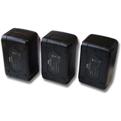 vhbw 3x Battery for Würth Master H 28-MA - Battery vhbw 3x Battery for Würth Master H 28-MA - Battery