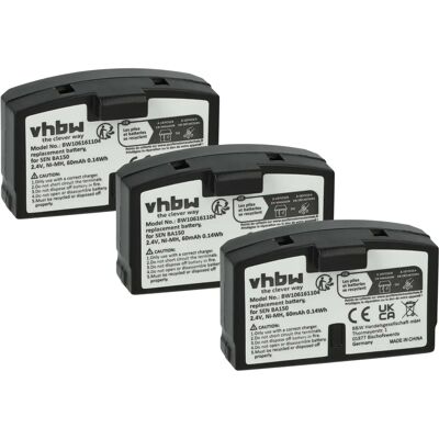 Sennheiser HDR Series Wireless Headset Battery - 3x NiMH 60mAh Sennheiser HDR Series Wireless Headset Battery - 3x NiMH 60mAh