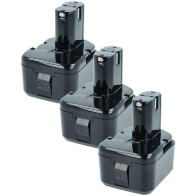 VHBW 3x Batería Ni-mh 2100mah 12V - Batería para Hitachi WR12DM2, WR 12DM2, WR12DMR, WR 12DMR VHBW 3x Batería Ni-mh 2100mah 12V - Batería para Hitachi WR12DM2, WR 12DM2, WR12DMR, WR 12DMR