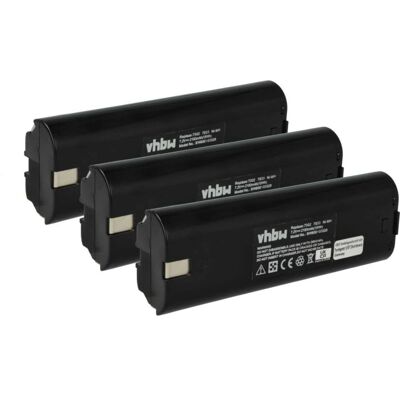 Vhbw Paquete de Baterías Makita - 3x 2100mAh NiMH - Negro Vhbw Paquete de Baterías Makita - 3x 2100mAh NiMH - Negro