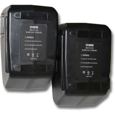 Batteria NiMH ad alta capacità 2x per strumenti Hilti - Sostituisce BP10265605 Batteria NiMH ad alta capacità 2x per strumenti Hilti - Sostituisce BP10265605