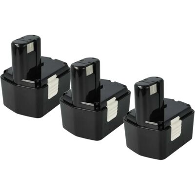 set de baterías vhbw Hitachi - 3x 2100mAh NiMH - Batería para herramientas set de baterías vhbw Hitachi - 3x 2100mAh NiMH - Batería para herramientas