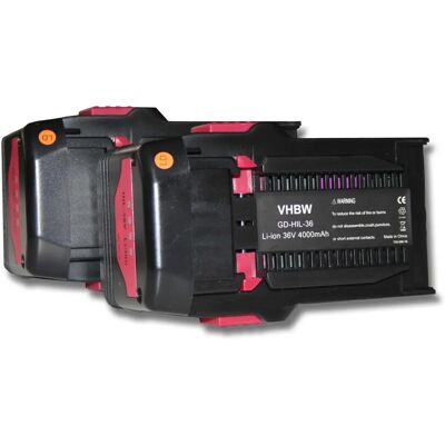vhbw 2x Batteria compatibile con Hilti TE6-ALi, TE6-A36, TE 7A - Batteria vhbw 2x Batteria compatibile con Hilti TE6-ALi, TE6-A36, TE 7A - Batteria