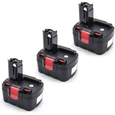 Set de Baterías vhbw Bosch GWS 14.4V - 3x NiMH 1500mAh Set de Baterías vhbw Bosch GWS 14.4V - 3x NiMH 1500mAh
