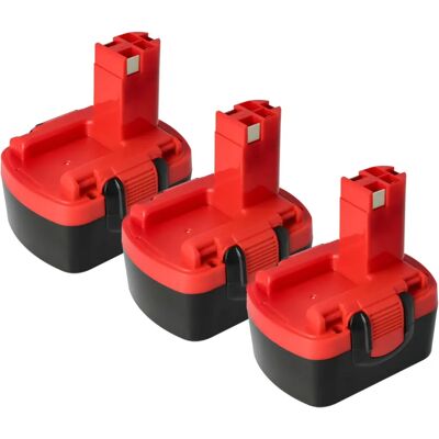 vhbw 3x Batería para Bosch 14.4V - NiMH, 1500mAh vhbw 3x Batería para Bosch 14.4V - NiMH, 1500mAh