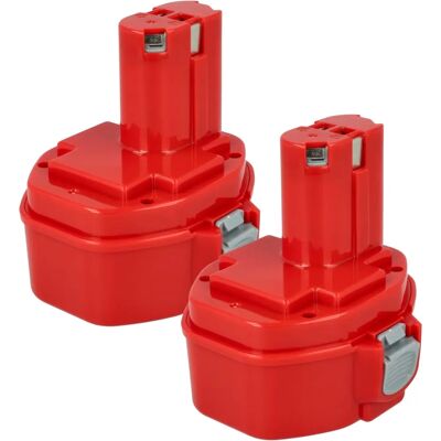vhbw Batteria Makita - 14.4V 3000mAh NiMH - Rosso vhbw Batteria Makita - 14.4V 3000mAh NiMH - Rosso