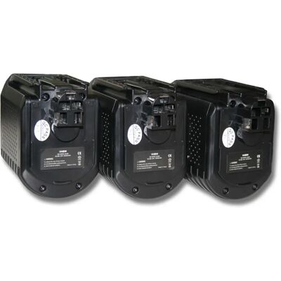 vhbw 3x Batteria compatibile con Würth ABH 20-SLE, ABH 20 - Batteria vhbw 3x Batteria compatibile con Würth ABH 20-SLE, ABH 20 - Batteria