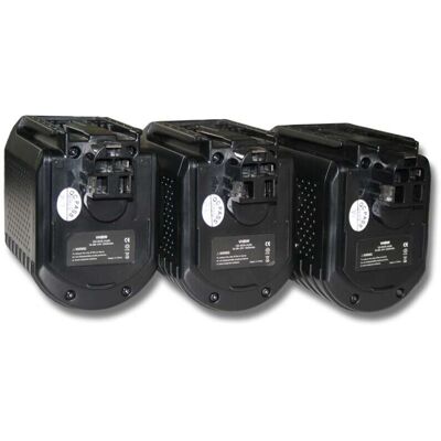 vhbw 3x Sostituzione batteria per Bosch 2607335083, 2607335097, 2607335082 - Batteria vhbw 3x Sostituzione batteria per Bosch 2607335083, 2607335097, 2607335082 - Batteria
