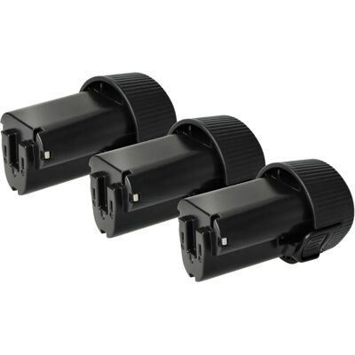 Set de Baterías vhbw Makita - 3x 2000mAh Li-Ion - Negro Set de Baterías vhbw Makita - 3x 2000mAh Li-Ion - Negro