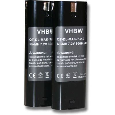 vhbw Batería Makita 7.2V 3000mAh NiMH - Batería para Herramientas Eléctricas vhbw Batería Makita 7.2V 3000mAh NiMH - Batería para Herramientas Eléctricas