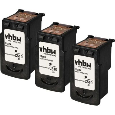 VHBW 3x Cartouches d'encre compatibles avec Canon Pixma MX340 - Noir - Publicité VHBW 3x Cartouches d'encre compatibles avec Canon Pixma MX340 - Noir - Publicité