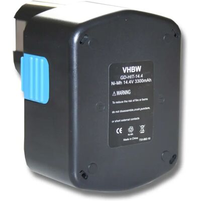 vhbw Batteria Hitachi - 3300mAh NiMH - Nera - Batteria per Utensili vhbw Batteria Hitachi - 3300mAh NiMH - Nera - Batteria per Utensili