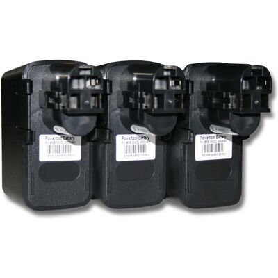 vhbw 3x Batteria di ricambio per Bosch 2 607 335 055 - Batteria vhbw 3x Batteria di ricambio per Bosch 2 607 335 055 - Batteria