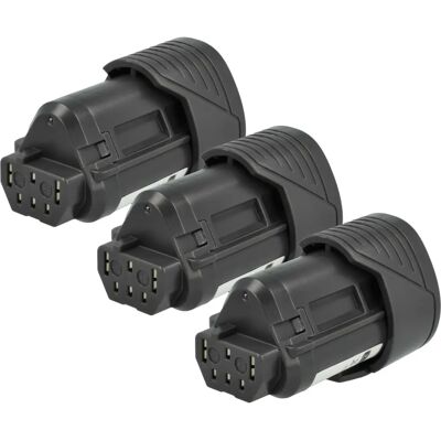 vhbw 3x Batteria per AEG 4932352824 - Alta Capacità Li-Ion 12V vhbw 3x Batteria per AEG 4932352824 - Alta Capacità Li-Ion 12V