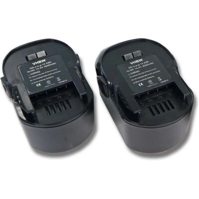 vhbw Batería AEG 14.4V - 3000mAh NiMH, 2x Repuesto vhbw Batería AEG 14.4V - 3000mAh NiMH, 2x Repuesto