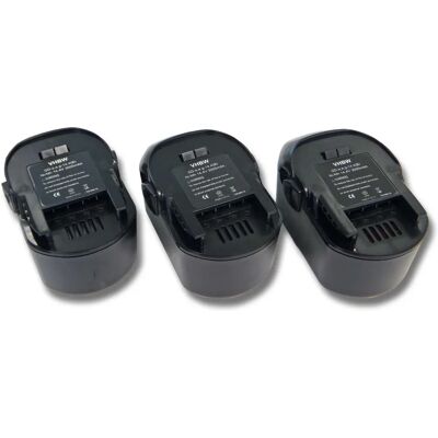 VHBW - Batería para herramientas AEG y Würth - 14.4V 3000mAh NiMH - Negro VHBW - Batería para herramientas AEG y Würth - 14.4V 3000mAh NiMH - Negro
