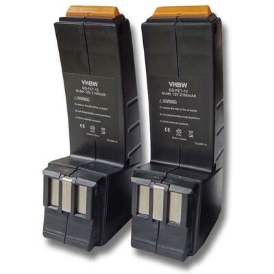 VHBW Set 2x Ni-MH Battery 2100mAh VHBW Set 2x Ni-MH Battery 2100mAh