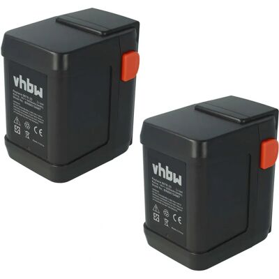 vhbw 2x Batería para Gardena Cortasetos - Li-Ion 18V 3000mAh vhbw 2x Batería para Gardena Cortasetos - Li-Ion 18V 3000mAh