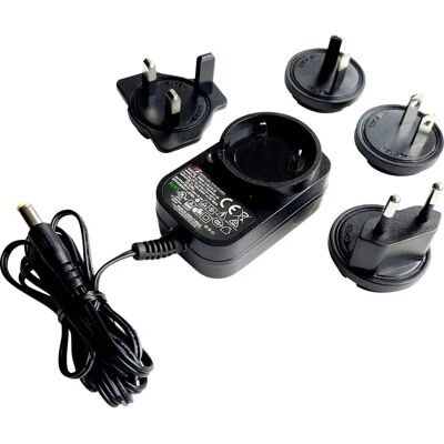 Dehner Elektronik SYS 1121-0624-W2E Alimentation électrique - 24V, 0.25A, 6W, adaptateurs UK/US/Australie - Publicité Dehner Elektronik SYS 1121-0624-W2E Alimentation électrique - 24V, 0.25A, 6W, adaptateurs UK/US/Australie - Publicité