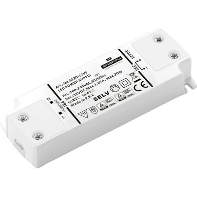 Dehner Elektronik 20-12VF LED-Transformator - Innenbereich LED Treiber Dehner Elektronik 20-12VF LED-Transformator - Innenbereich LED Treiber