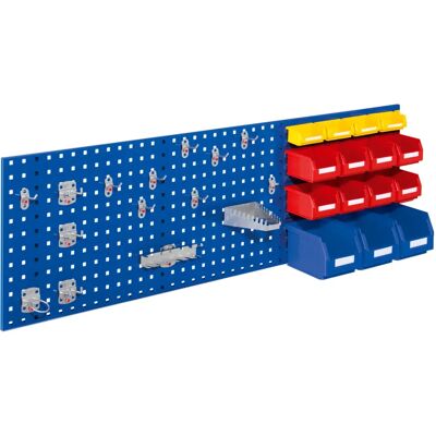 Kappes - RasterPlan Kombiplattenset #4 - Lochplatte 1500x450mm - Enzianblau - Pegboard panel Kappes - RasterPlan Kombiplattenset #4 - Lochplatte 1500x450mm - Enzianblau - Pegboard panel