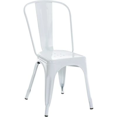 Silla apilable industrial blanca de Pricenet - Silla Silla apilable industrial blanca de Pricenet - Silla