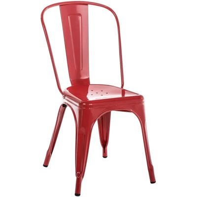 Silla apilable de metal Benedikt CLP - Estilo industrial Silla apilable de metal Benedikt CLP - Estilo industrial