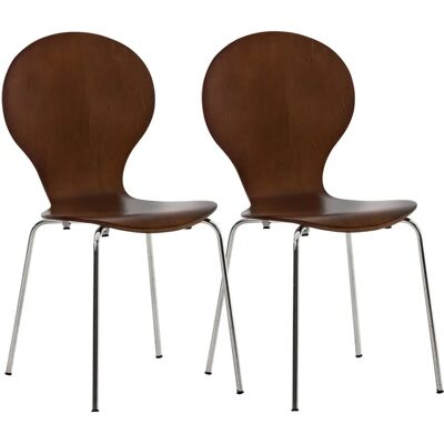CLP Diego Stapelbare Stuhl - Modern Ergonomischer Holzsitz CLP Diego Stapelbare Stuhl - Modern Ergonomischer Holzsitz