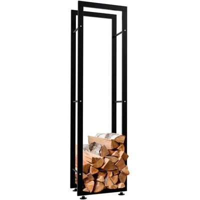Pricenet Keri V2 Soporte para leña negro - Interior Pricenet Keri V2 Soporte para leña negro - Interior