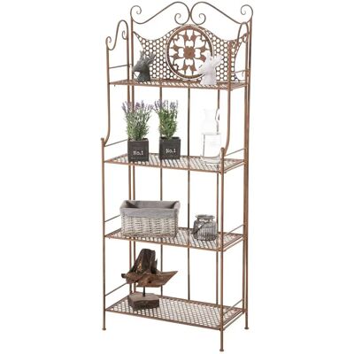Pricenet Anika Scaffale Rustico Marrone Antico - Mobili di Stoccaggio Pricenet Anika Scaffale Rustico Marrone Antico - Mobili di Stoccaggio