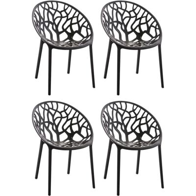 CLP Hope Gartenstuhl-Set - Modernes Stapelbares Outdoor-Mobiliar CLP Hope Gartenstuhl-Set - Modernes Stapelbares Outdoor-Mobiliar