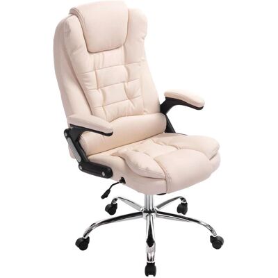 Homestoreking Thor Sedia Ufficio Crema - Ergonomica, Regolabile, 150kg Homestoreking Thor Sedia Ufficio Crema - Ergonomica, Regolabile, 150kg