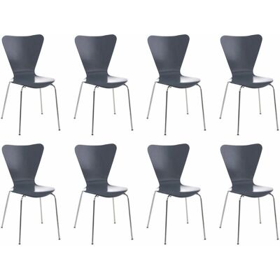 Sedia conferenze Calisto CLP - Legno & Metallo - Grigio Sedia conferenze Calisto CLP - Legno & Metallo - Grigio
