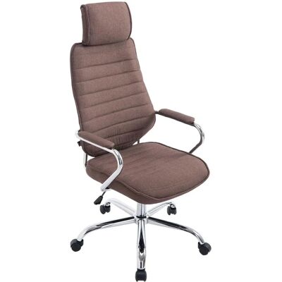 Chaise de Bureau CLP Rako - Réglable, Ergonomique, Tissu - Bureau - Publicité Chaise de Bureau CLP Rako - Réglable, Ergonomique, Tissu - Bureau - Publicité