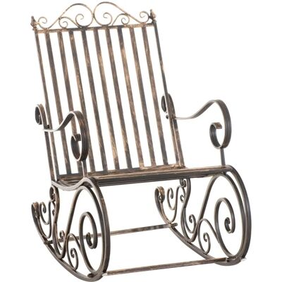 Pricenet Smilla Fauteuil à bascule en bronze - Publicité Pricenet Smilla Fauteuil à bascule en bronze - Publicité