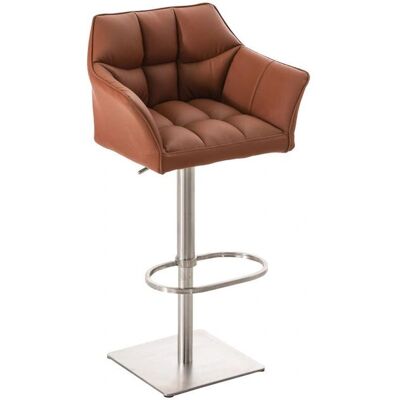 CLP Damaso Sgabello Alto Regolabile Marrone Chiaro - Bar Stool CLP Damaso Sgabello Alto Regolabile Marrone Chiaro - Bar Stool