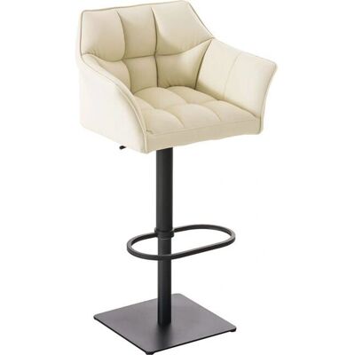 Taburete de bar CLP Damaso - Altura ajustable Cuero sintético Moderno Taburete de bar CLP Damaso - Altura ajustable Cuero sintético Moderno