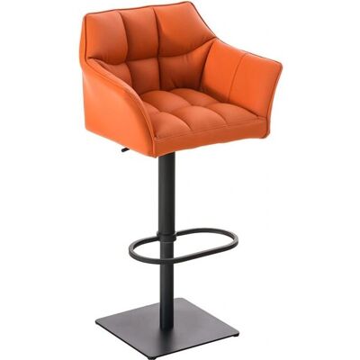 Taburete de Bar Damaso Ajustable - Cuero Sintético - Diseño Moderno Taburete de Bar Damaso Ajustable - Cuero Sintético - Diseño Moderno