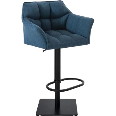 CLP Damaso Tabouret de Bar Bleu Réglable - Design Moderne - Publicité CLP Damaso Tabouret de Bar Bleu Réglable - Design Moderne - Publicité