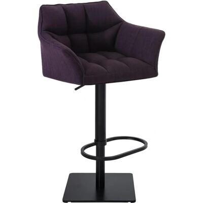 CLP Damaso Verstellbarer Violetter Stoff Barhocker - Bar Typ CLP Damaso Verstellbarer Violetter Stoff Barhocker - Bar Typ
