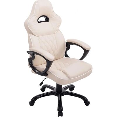 Sedia da Ufficio CLP Big XXX - Sedia Gaming Ergonomica Crema Sedia da Ufficio CLP Big XXX - Sedia Gaming Ergonomica Crema