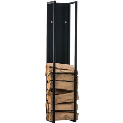 Pricenet Spark estante para leña - Negro mate - Estante para madera Pricenet Spark estante para leña - Negro mate - Estante para madera