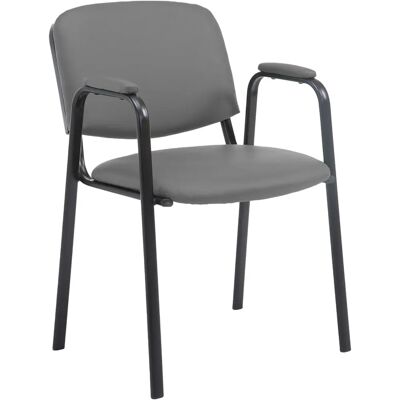 Sconto Charles Gris Chaise de Visite - Visitor Chair - Publicité Sconto Charles Gris Chaise de Visite - Visitor Chair - Publicité