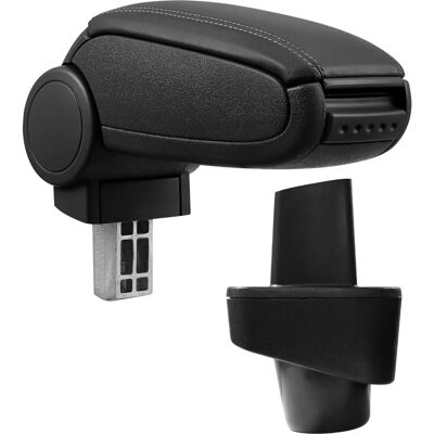 Pro.tec Renault Clio III Mittelarmlehne - Schwarz - Gepolstert - Klappbar - Stauraum Pro.tec Renault Clio III Mittelarmlehne - Schwarz - Gepolstert - Klappbar - Stauraum