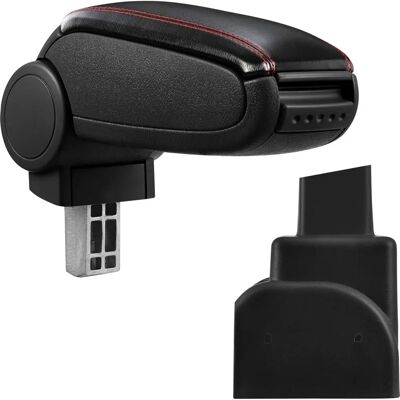 Pro.tec Zafira A Mittelarmlehne - Schwarz mit Roter Naht Pro.tec Zafira A Mittelarmlehne - Schwarz mit Roter Naht