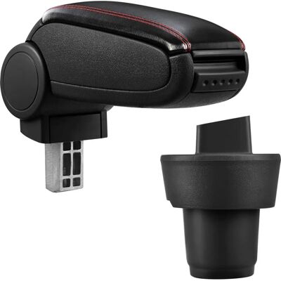 pro.tec Mittelarmlehne für VW Up! - Kunstleder, Schwarz, Rote Nähte pro.tec Mittelarmlehne für VW Up! - Kunstleder, Schwarz, Rote Nähte
