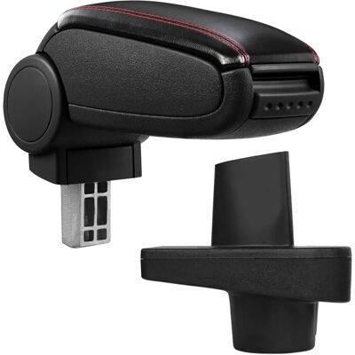 Pro.tec Renault Clio IV Mittelarmlehne - Schwarz mit roten Nähten Pro.tec Renault Clio IV Mittelarmlehne - Schwarz mit roten Nähten