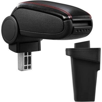 Pro.tec Ford Focus 3. Generation Mittelarmlehne - Schwarz mit Roter Naht Pro.tec Ford Focus 3. Generation Mittelarmlehne - Schwarz mit Roter Naht
